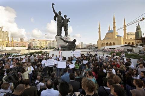Facebook anti war demo